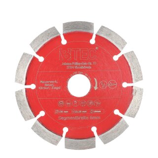 Diamant Fugenfräser Frässcheibe CLEANER Ø 125 mm 10,0 mm Mauernut Mauernutfräser Nutschneider Mauerschlitzfräser Trennscheibe