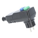 Personenschutz-Stecker / Schutzkontaktstecker 30mA, max. 3G2,5, IP44