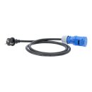 Adapterleitung Adapterkabel Schuko Stecker CEE Kupplung H07RN-F 3G 2,5 mm² 1,5 m 230V 16A 3-polig