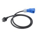 Adapterleitung Adapterkabel Schuko Stecker CEE Kupplung H07RN-F 3G 2,5 mm² 1,5 m 230V 16A 3-polig