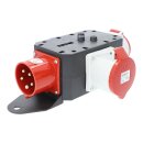 Adapter / Stromverteiler Bergheim 400V 32A 5-polig 1x Schuko + 1x CEE 16A + 1x CEE 32A IP44