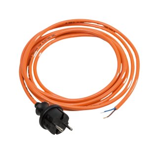 Baustellen Anschlussleitung H05BQ-F 2G 1,0 mm² 3 Meter orange IP44