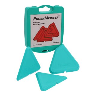 Silikon-Abzieher Fugenglätter FUGENMEISTER Triplefix Silikonschaber 3er Set
