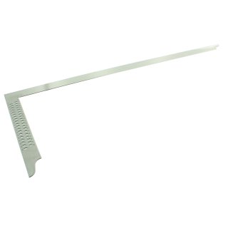 Zimmermannswinkel rostfrei mit Anreißlöcher aus einem Stück (nahtlos) 700 mm