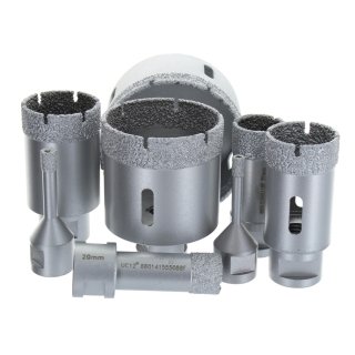 BTEC Diamantbohrkrone M14 für Winkelschleifer – Trockenbohrkrone für Feinsteinzeug, Keramik, Granitfliesen & Kacheln