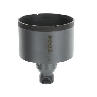 Diamant Fliesen Nassbohrkrone Premium G1/2" außen Aufnahme 75 mm