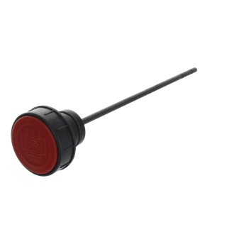 Verschlussdeckel rot mit Ölpeilstab passend für Lumag-Maschinen z.B.: HOS 12A(T), HOS 9A(T), HOS 8 230(T)