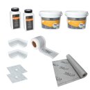 Dicht-Set 4B große Duschnische "Spezial" Flüssige Dichtfolie/Abdichtungsbahn