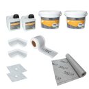 Dicht-Set 3B große Duschnische "Standard" Flüssige Dichtfolie/Abdichtungsbahn