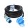 CEE Verlängerungskabel mit Winkelkupplung H07RN-F 3G 2,5 mm² 10 Meter 230V 16A Schutzart IP44