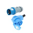 Kalle Verlängerungskabel CEE 230V 16A 2,5mm²  Winkel Extreme Blau IP44 15 Meter