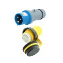 Kalle Landanschlusskabel CEE 230V 16A 2,5 mm² Marinco Extreme Blau IP44 1,5 Meter
