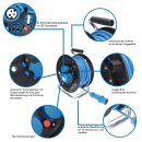 KALLE DAS KABEL Campingkabeltrommel CEE H07BQ-F 3G 2,5 mm² 230V 16A Extreme Blau IP44 25 Meter