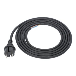 Anschlussleitung H07RN-F 2G 1,5 mm² 1,5 Meter Gummikabel IP44 Zuleitung Strom Anschlusskabel Netzkabel Stromkabel Verbindungskabel