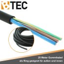 Schwere Gummischlauchleitung H07RN-F 3G 1,5 schwarz 25 Meter Ring