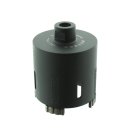 Diamant-Trockenbohrkrone Beton, Granit M14 Aufnahme 82mm...