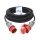 Kalle CEE Gummi-Verlängerungskabel H07RN-F 5G 1,5 mm² 5 Meter 400V 16A IP44 Starkstrom Stromkabel Baustellenkabel Industriekabel Stromverlängerung