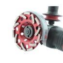 BTEC Diamant Topfschleifer TWIN SPEED EXTREME Ø 125 mm Bohrung 22,23 mm Aufnahme M14 Schleifteller Beton Granit Naturstein Mauerwerk Fliesenkleber