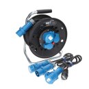 KALLE DAS KABEL Campingkabeltrommel CEE H07RN-F 3G 2,5 mm² 25 Meter 230V 16A  mit Schutzklasse IP44