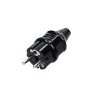 SCHUKO Stecker schwarz