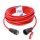 Kalle Verlängerungskabel Schuko 1,5mm² Gummi Rot IP54 20 Meter