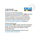 Kalle Landanschlusskabel CEE 230V 16A 2,5 mm² Philippi Kupplung Extreme Blau IP44