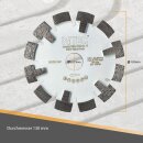 Diamant-Fräser Räumscheibe Ø 130 mm 17 mm BETON