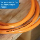 Camping Kabel Verlängerung H07BQF 3G 2,5mm² Winkelkupplung Caravan Boot Womo PUR in orangener Signalfarbe