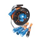 Kalle Campingkabeltrommel CEE 230V 16A 2,5mm² Extreme Signal Orange IP44 25 Meter