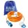 CEE Verlängerung KALLE Blue SIGNAL Winkel H07BQ-F 3G 2,5 in orangener Signalfarbe 30 Meter