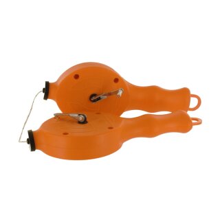 Doppel-Schlagschnurgerät Duo Longo mit 100 g Farbpuder blau Schnurstärke 1,5 mm 30 Meter Länge
