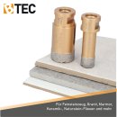 Diamantbohrkronen Set Winkelschleifer M14 Aufnahme Fliesenbohrkrone 20, 35, 40, 50 und 68mm