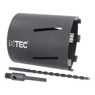 NEXT GENERATION Diamant Bohrkrone Beton Nutzlänge 180 mm 162 mm SDS-plus kurz 100 mm mit Zentrierbohrer