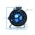 KALLE DAS KABEL Campingkabeltrommel CEE H07RN-F 3G 2,5 mm² 230V 16A Extreme Blau IP44 25 Meter im Set mit Anschlussleitung 1,5 Meter + Adapterleitung 1,5 Meter