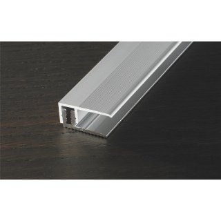 Abschlussprofil PROLINE PROVARIO Uni, 7-18 mm, Aluminium,...