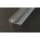 Abschlussprofil PROLINE PROVARIO Uni, 7-18 mm, Aluminium, 100 cm, breites Basisprofil, eloxiert Edelstahl