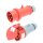 Kalle Verlängerungskabel CEE 400V 16A 2,5mm² Phasenwender Extreme Signal Orange IP44 5 Meter