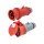 Kalle Verlängerungskabel CEE 400V 16A 2,5mm² Phasenwender Extreme Signal Orange IP44 50 Meter
