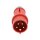 Kalle Verlängerungskabel CEE 400V 16A 2,5mm² Phasenwender Extreme Signal Orange IP44 50 Meter