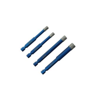 Diamant Fliesenbohrkronen Set 10 tlg. für Akkurschrauber