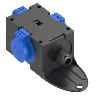 3-fach Schuko Verteiler St. Anton 3x SSD M20