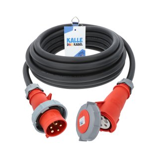 Kalle Verlängerungskabel CEE 400V 32A 6,0mm² Aquasafe IP67 40 Meter