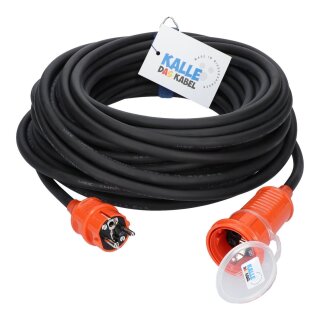 Kalle Verlängerungskabel Schuko Colour 1,5mm² orange IP44 50 Meter