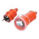 Kalle Verlängerungskabel Schuko Colour 1,5mm² orange IP44 50 Meter