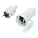 Kalle Verlängerungskabel Schuko Colour 2,5mm² weiß IP44 50 Meter