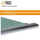 PROSHELF Duschablage PROROUND V2A Edelstahl GEBÜRSTET Höhe 12,5 mm 290 x 210 mm Eckregal Duschregal befliesbar