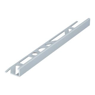 PROFLOOR Winkelprofil Aluminium 6 mm, beschichtet hellgrau RAL 7035, 2,50 m