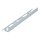 PROFLOOR Winkelprofil Aluminium 6 mm, beschichtet hellgrau RAL 7035, 2,50 m