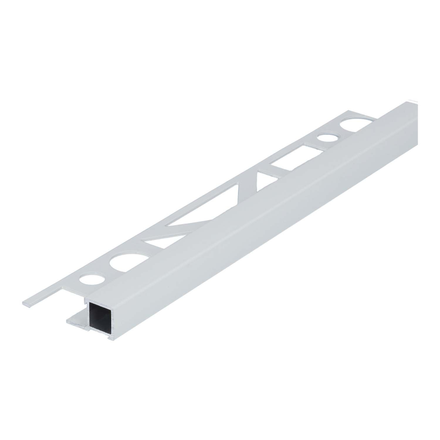 Prodecor PRODECOR Q Quadratprofil Aluminium 10mm, beschichtet matt weiß RAL 90 ...