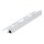 PRODECOR Q Quadratprofil Aluminium 11mm, beschichtet matt weiß RAL 9010, 2,50 m